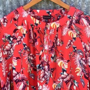 Buckle Black Floral Blouse